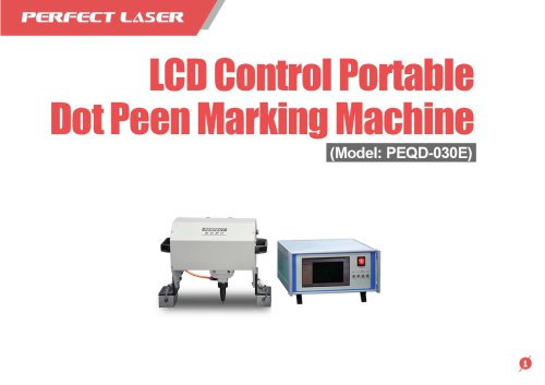 Perfect Laser - LCD Control Portable Dot Peen Marking Machine PEQD-030E