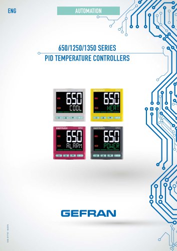 650/1250/1350 SERIES - PID TEMPERATURE CONTROLLERS