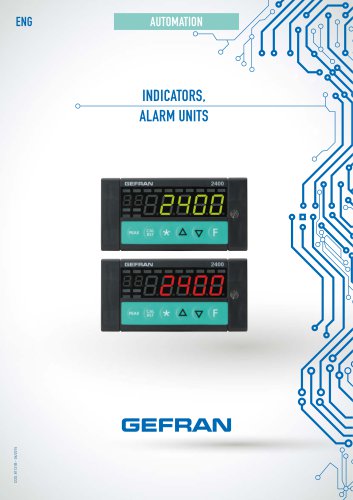 INDICATORS, ALARM UNITS