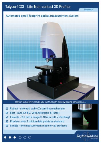 Automated small footprint optical measurement system