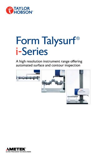 Form Talysur f ® i- Series