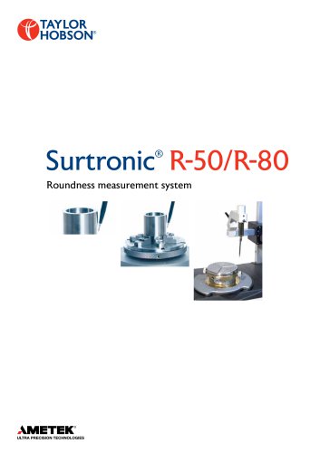 Surtronic R50-R80