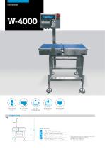 AUTOMATIC CHECKWEIGHERS W-4000 SERIES