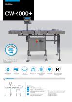 HIGH SPEED AUTOMATIC CHECKWEIGHERS CW-4000+ SERIES