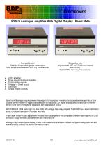 E308/9 Analogue Amplifier With Digital Display / Panel Meter