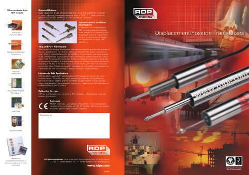 RDP - Displacement / Position Transducers