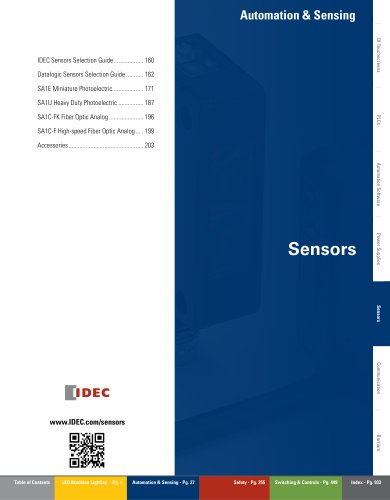 Sensor catalog