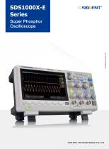 Siglent SDS1000X-E Series digital Oscilloscope datasheet