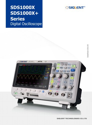 Siglent SDS1000X/X+ Series Oscilloscope Data sheet