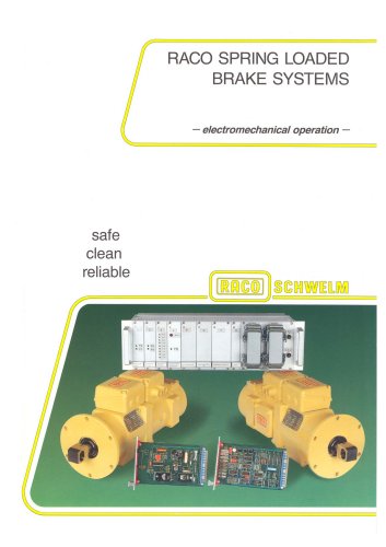 RACO´s Spring Brake Actuator System - The safe solution