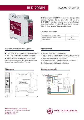 Smart Motor Devices 2021 catalog