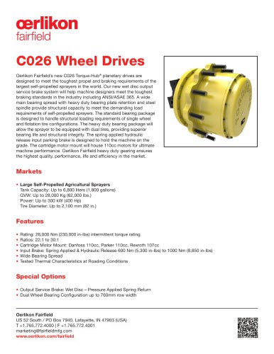 C026 Wheel Drives