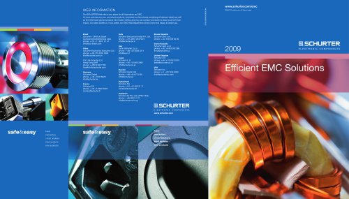 SCHURTER Efficient EMC Solutions