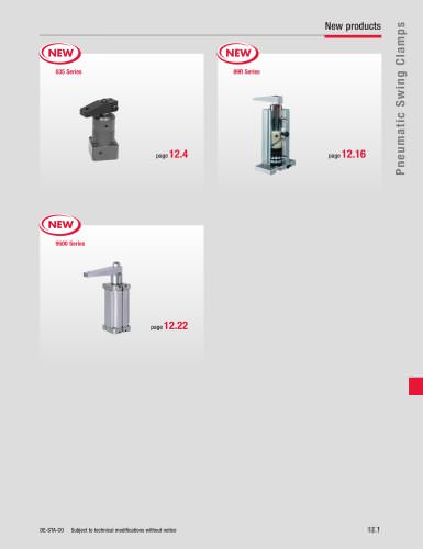 Pneumatic Swing Clamps Catalog