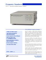 FS725 Benchtop Rubidium Frequency Standard