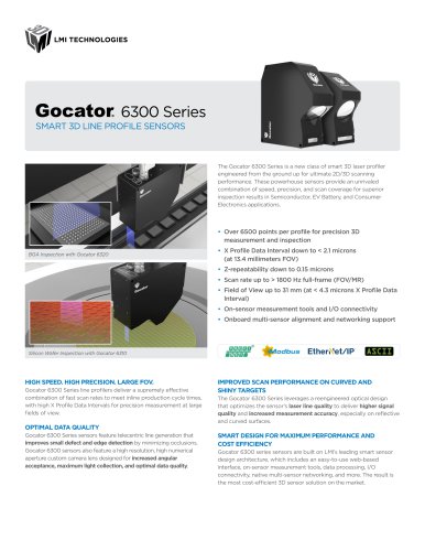 Gocator 6300 Series
