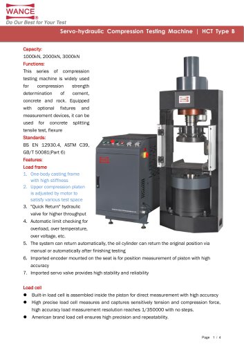 Concrete compression tester (1000kN~3000kN)