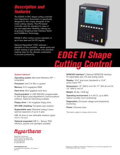 EDGEII Product Brochure