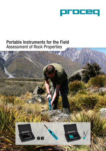 Portable Instruments for the Field Assessment of Rock Properties