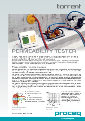 Torrent - Permeability tester