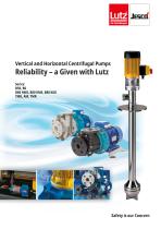 Vertical and horizontal Centrifugal Pumps