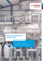 Boiler and efficiency components for high efficiency, durability and reliability from Bosch Industrial