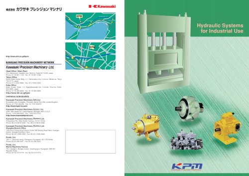 Hydraulic systems for industrial use