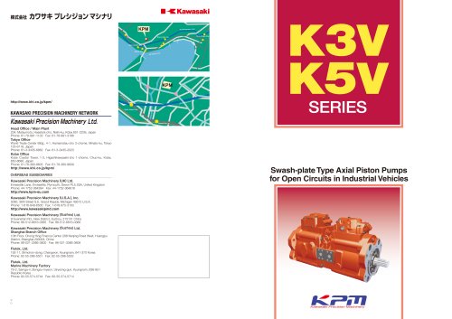 Swash-plate Type Axial Piston Pumps for Open Circuits in Industrial Vehicles