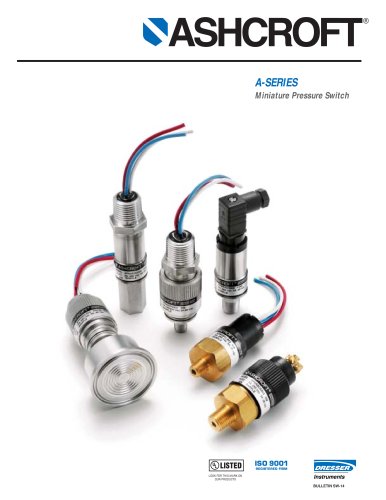 Pressure Switches - Type A-Series 