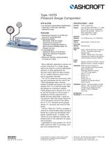 Type 1327D Pressure Gauge Comparator