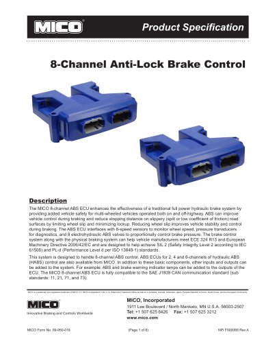 8-Channel Anti-Lock Brake Controller