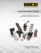 pressure modulating brake valves, relay valves, and steering assist valves