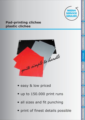 Pad-printing clichee