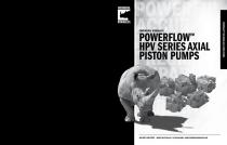 POWERFLOW™ HPV SERIES AXIAL PISTON PUMPS 5505  WEST 123RD STREET  •  SAVAGE,  MN 55378-1299 / PH: 952.895.6400 /  WWW.CONTINENTALHYDRAULICS.COM CONTINENTAL HYDRAULICS POWERFLOW ™ HPV SERIES AXIAL PISTON PUMPS