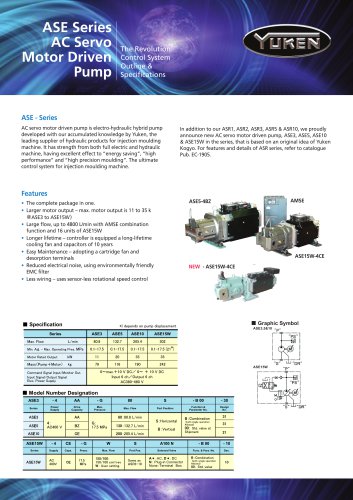 ASE (AC servo motor controlled piston pumps)