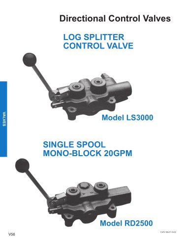 Directional Control Valves