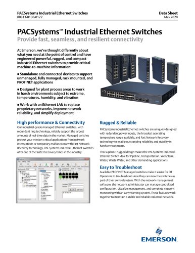 PACSystems Industrial Ethernet Switches