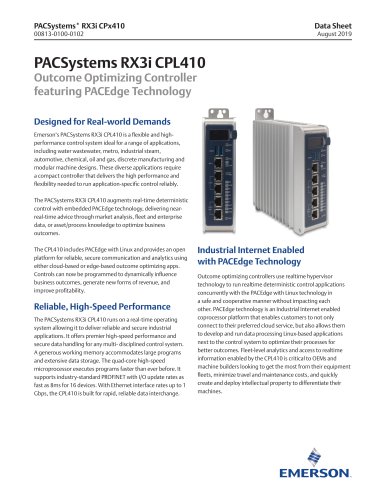 PACSystems RX3i CPL410