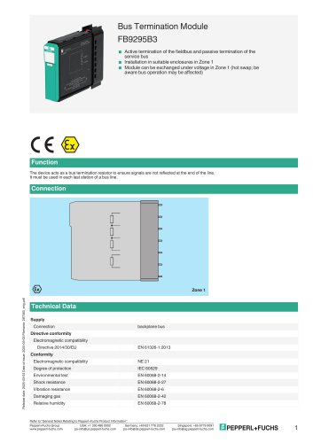 Bus Termination Module