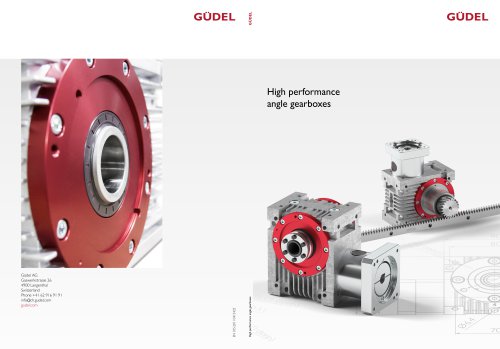 High Performance Angle Gearboxes