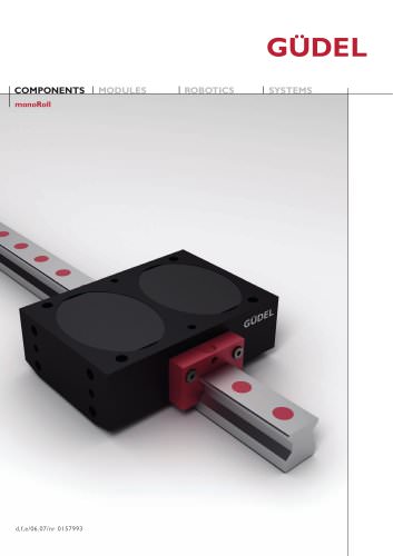 Linear technology: Guideway system monoRoll