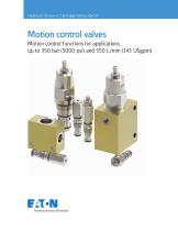 Motion control valves