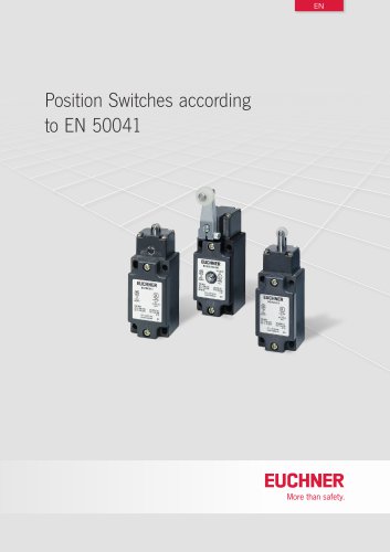 Position Switches according to EN 50041