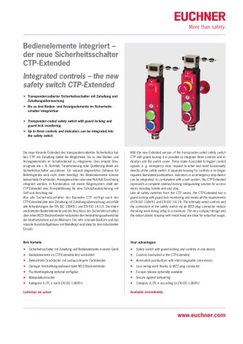 Safety switch CTP-Extended