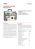 RELAY TEST SETS | SVERKER750/780