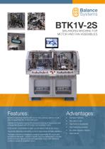 BTK1V-2S Balancing machine for motor and fan assemblies