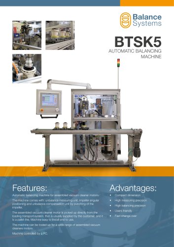 BTSK5 Automatic balancing machine