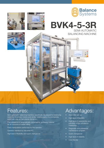 BVK4-5-3R Semi-automatic balancing machine