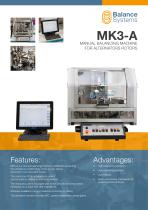 MK3-A Manual balancing machine for alternators rotors