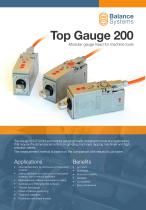 TG200 – Top Gauge 200 Range of modular gauge heads for machine tools